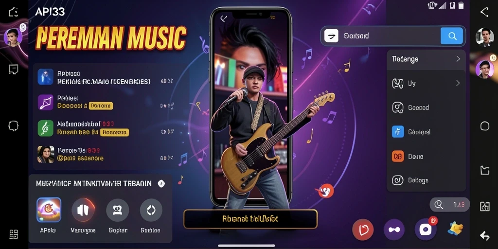 Tampilan gameplay interaktif dan menyenangkan di API33.