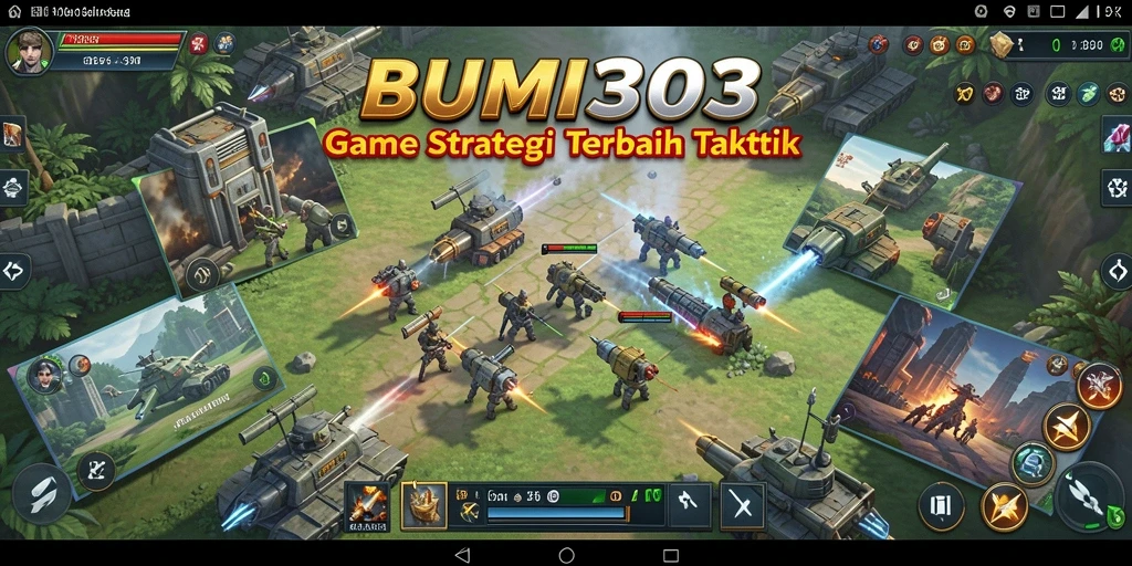 Tampilan gameplay menarik dari BUMI303 dengan elemen strategi yang mendalam.