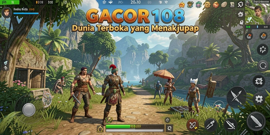 Tampilan gameplay GACOR108 yang menakjubkan di dunia terbuka.