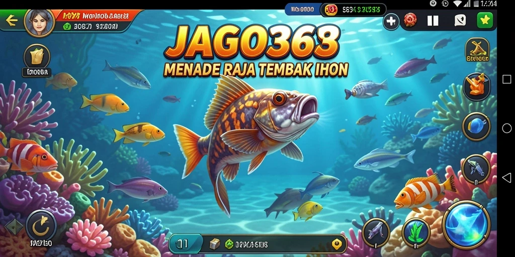 Screenshot gameplay JAGO368 di dunia Tembak Ikan yang seru.