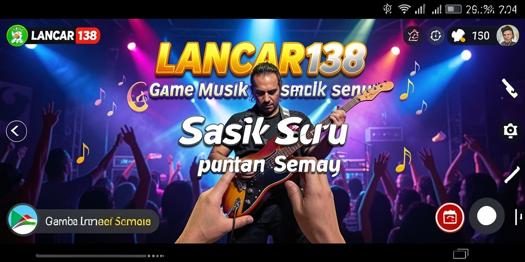Tampilan gameplay LANCAR138 dengan berbagai pilihan lagu dan tantangan.