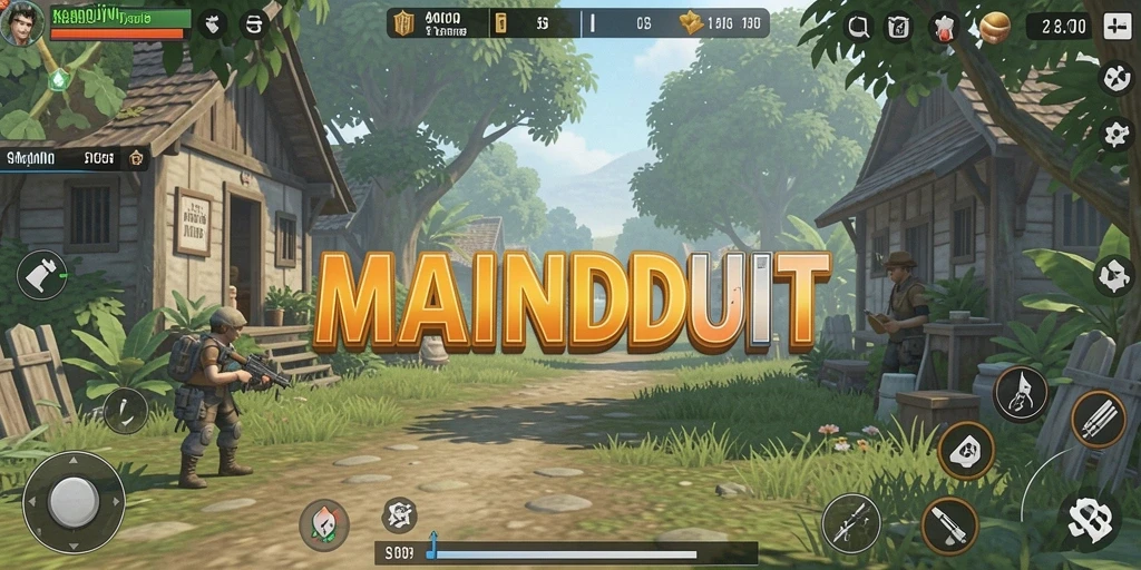 Tampilan gameplay MAINDUIT yang menarik dan interaktif.