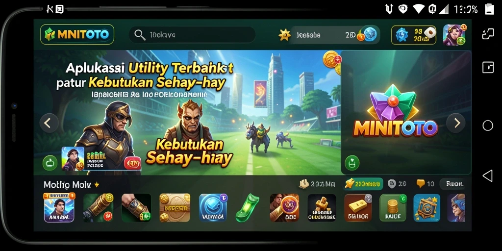 Tampilan gameplay MINITOTO yang sederhana dan intuitif.