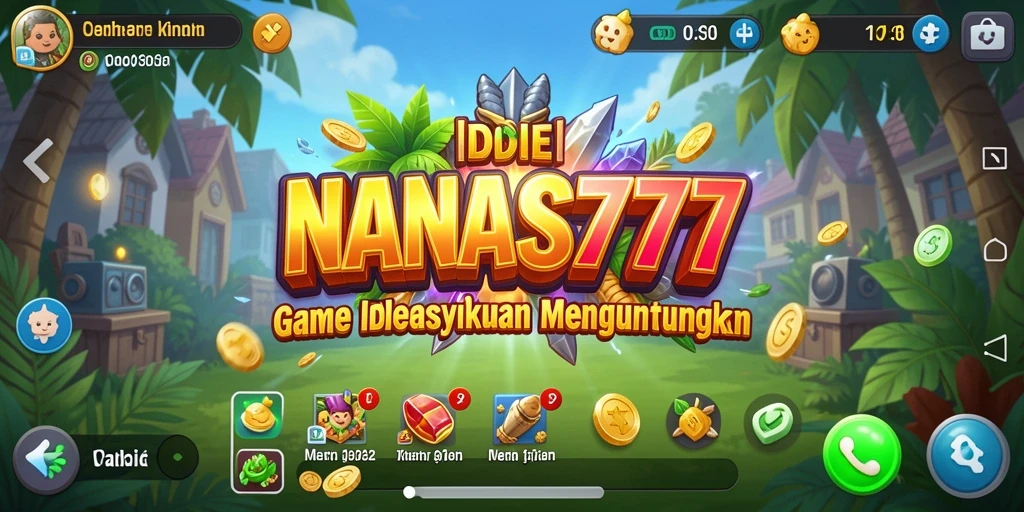Screenshot gameplay NANAS777 menampilkan suasana bermain yang santai dan menarik.
