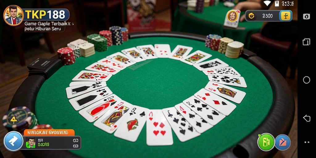 Gameplay Gaple di TKP188 yang seru dan mengasyikkan.