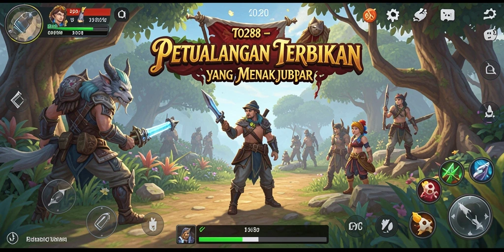 Gameplay TO288 menampilkan eksplorasi dunia terbuka yang menarik.