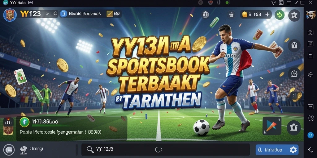 Tampilan antarmuka pengguna YY123 yang menarik saat bertaruh.